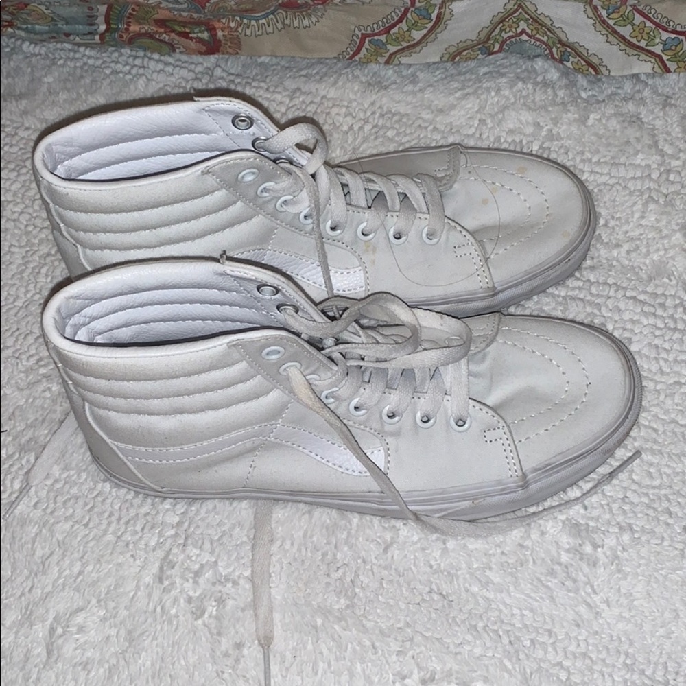 high top white vans